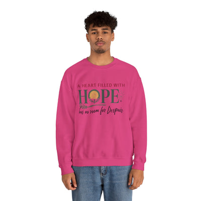 A Heart Filled With Hope Unisex Heavy Blend™ Crewneck Sweatshirt