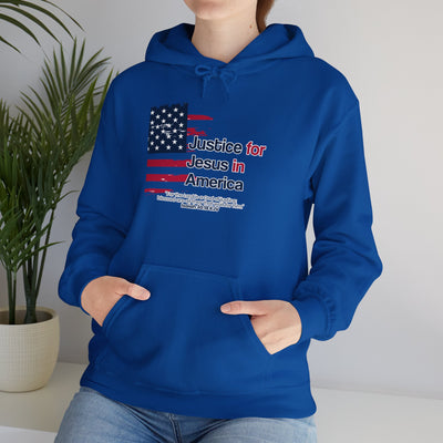 Justice For Jesus In America Unisex Heavy Blend™ Hooded Sweatshirt