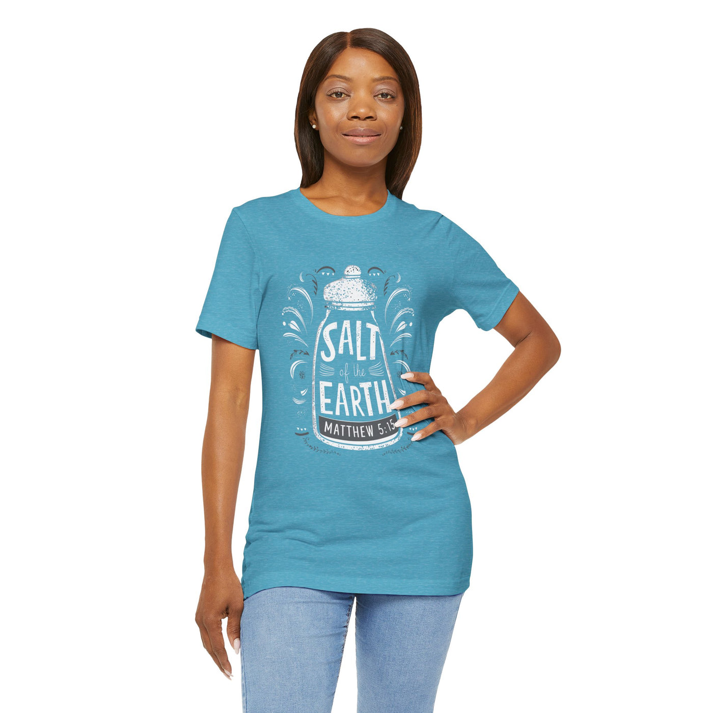 Salt Of The Earth Matthew 5:13 Unisex Jersey Short Sleeve Tee