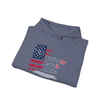 Justice For Jesus In America Unisex Heavy Blend™ Hooded Sweatshirt