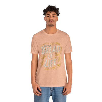 Bread of Life Unisex Jersey Short Sleeve Tee, Aesthetic Design