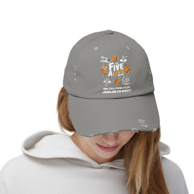 The Five Alive Process Unisex Distressed Cap