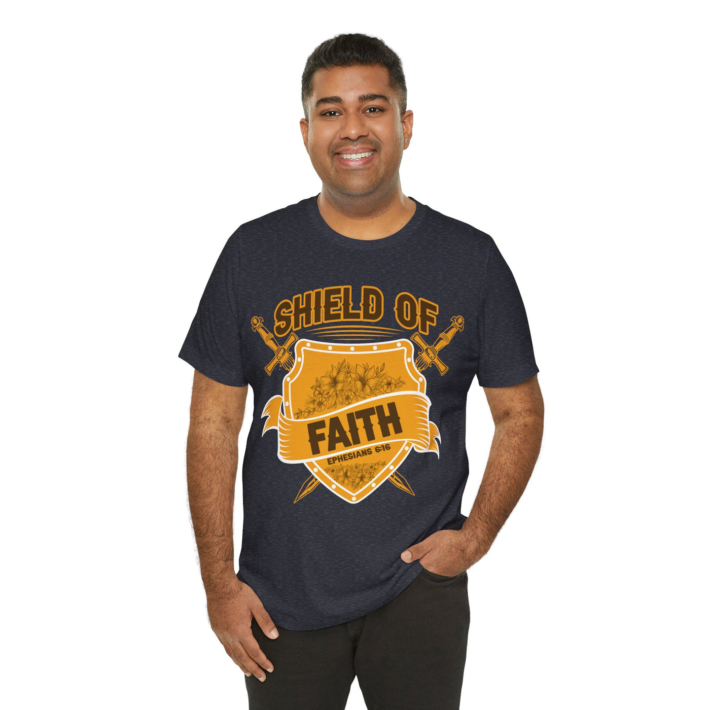 Shield Of Faith Unisex Jersey Short Sleeve Tee