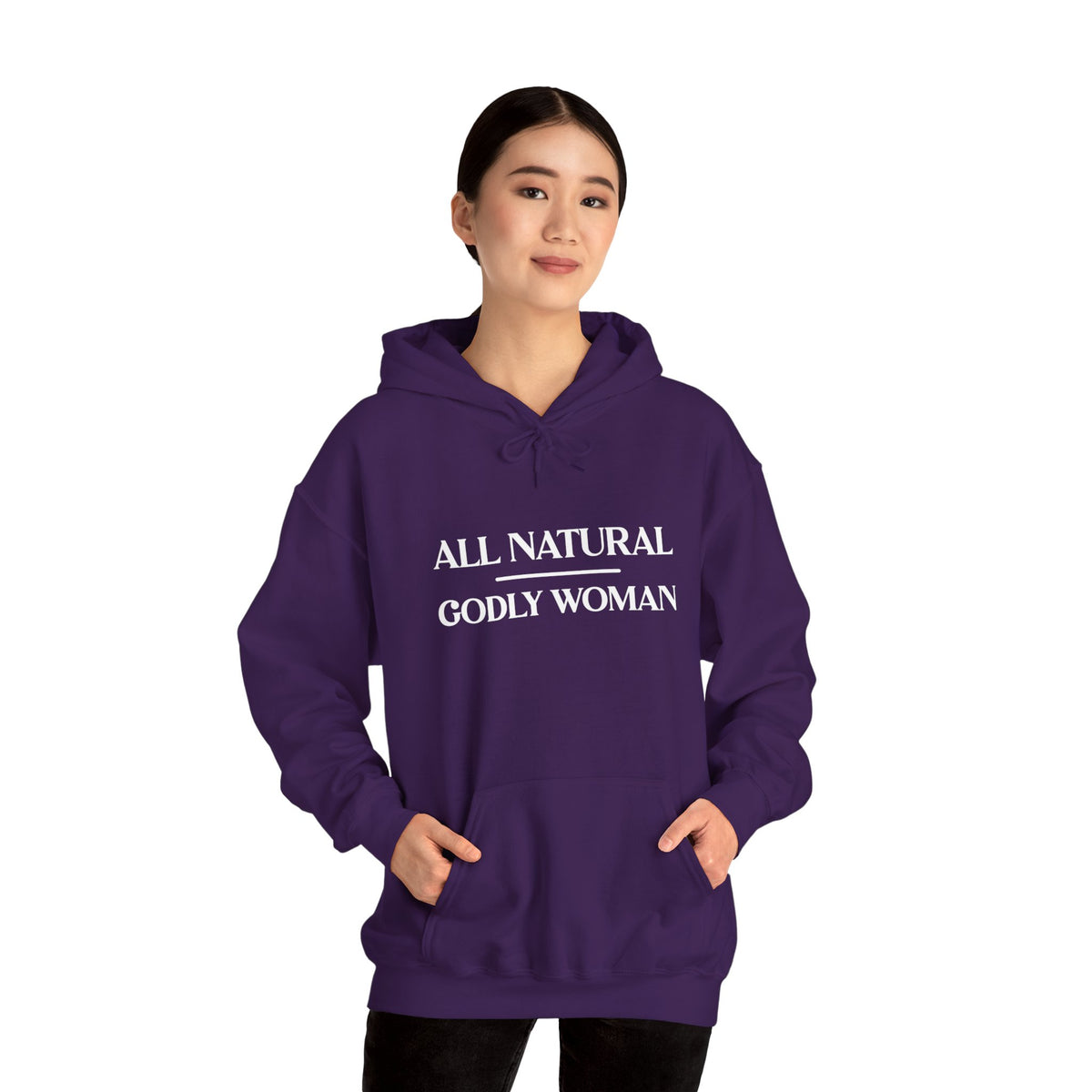 All Natural Godly Woman Heavy Blend™ Hooded Sweatshirt