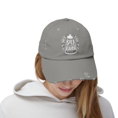 Salt Of The Earth Matthew 5:13 Unisex Distressed Cap