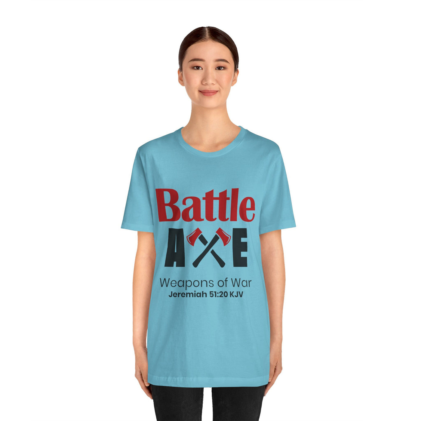 Battle Axe Weapons Of War Unisex Jersey Short Sleeve Tee