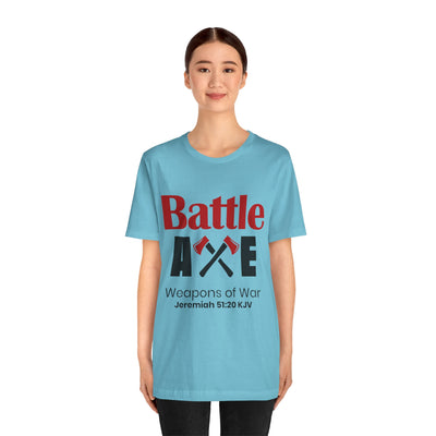 Battle Axe Weapons Of War Unisex Jersey Short Sleeve Tee