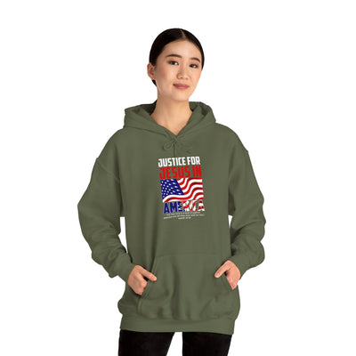 Justice For Jesus In America Unisex Heavy Blend™ Hooded Sweatshirt, Winter Wear