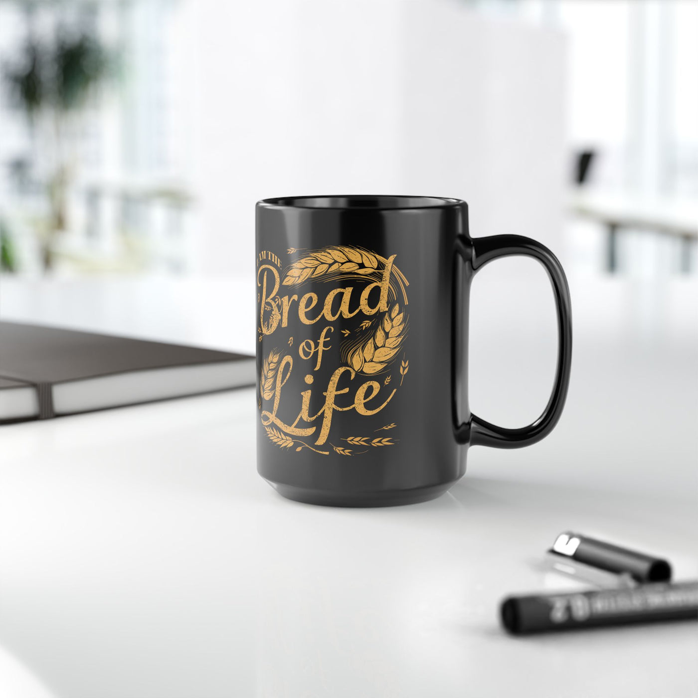 Bread Of Life Black Mug (11oz, 15oz)