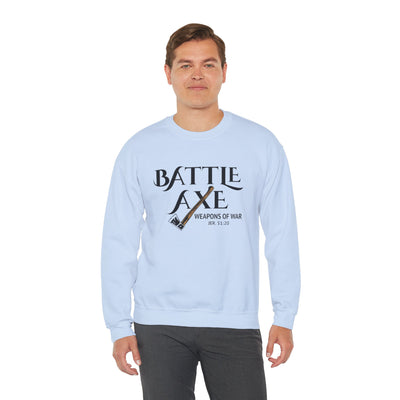 Battle Axe Jeremiah 51:20 Unisex Heavy Blend™ Crewneck Sweatshirt