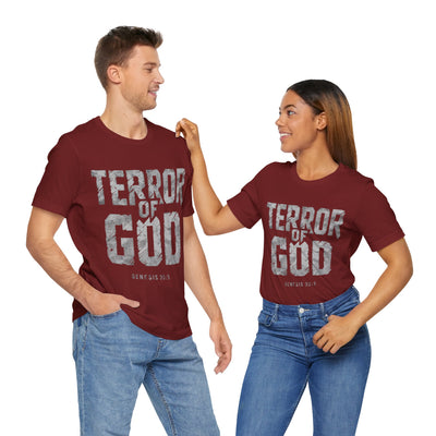 Terror Of God Genesis 35:5 Unisex Jersey Short Sleeve Tee