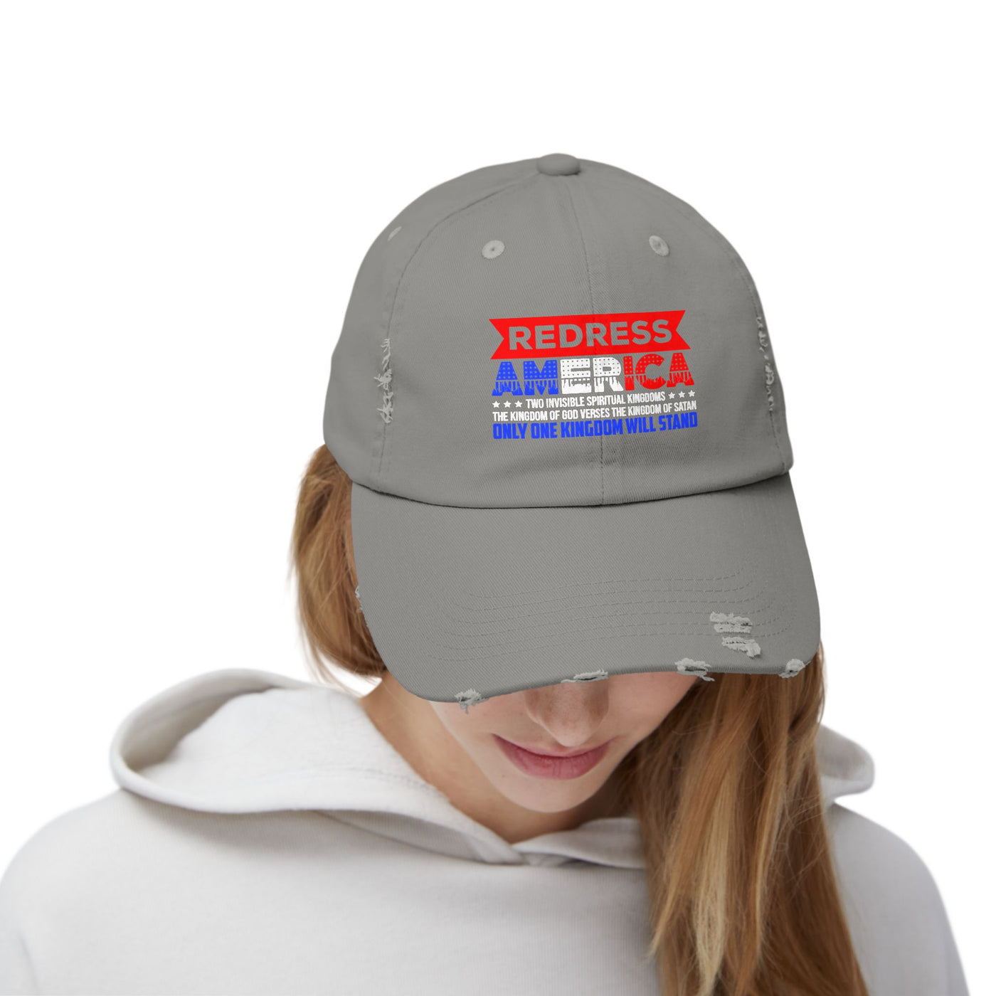 Redress America Unisex Distressed Cap