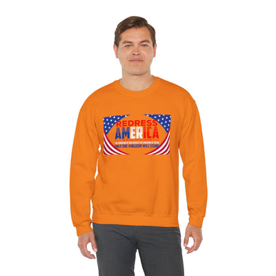 Redress America Unisex Heavy Blend™ Crewneck Sweatshirt, American Stars
