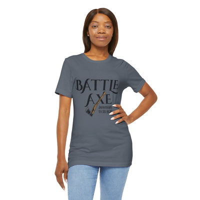Battle Axe Jeremiah 51:20 Unisex Jersey Short Sleeve Tee