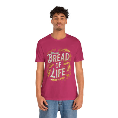 Bread of Life Unisex Jersey Short Sleeve Tee, Aesthetic Design