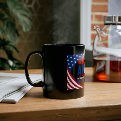 Redress America Black Mug (11oz, 15oz), American Flags