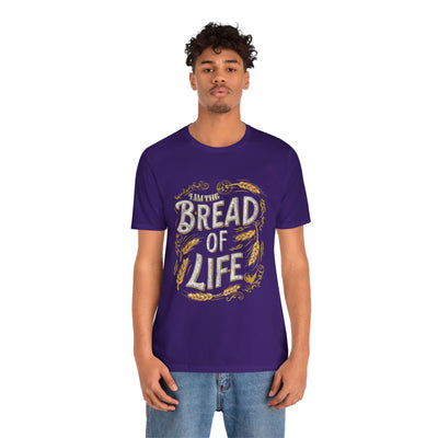 Bread of Life Unisex Jersey Short Sleeve Tee, Aesthetic Design