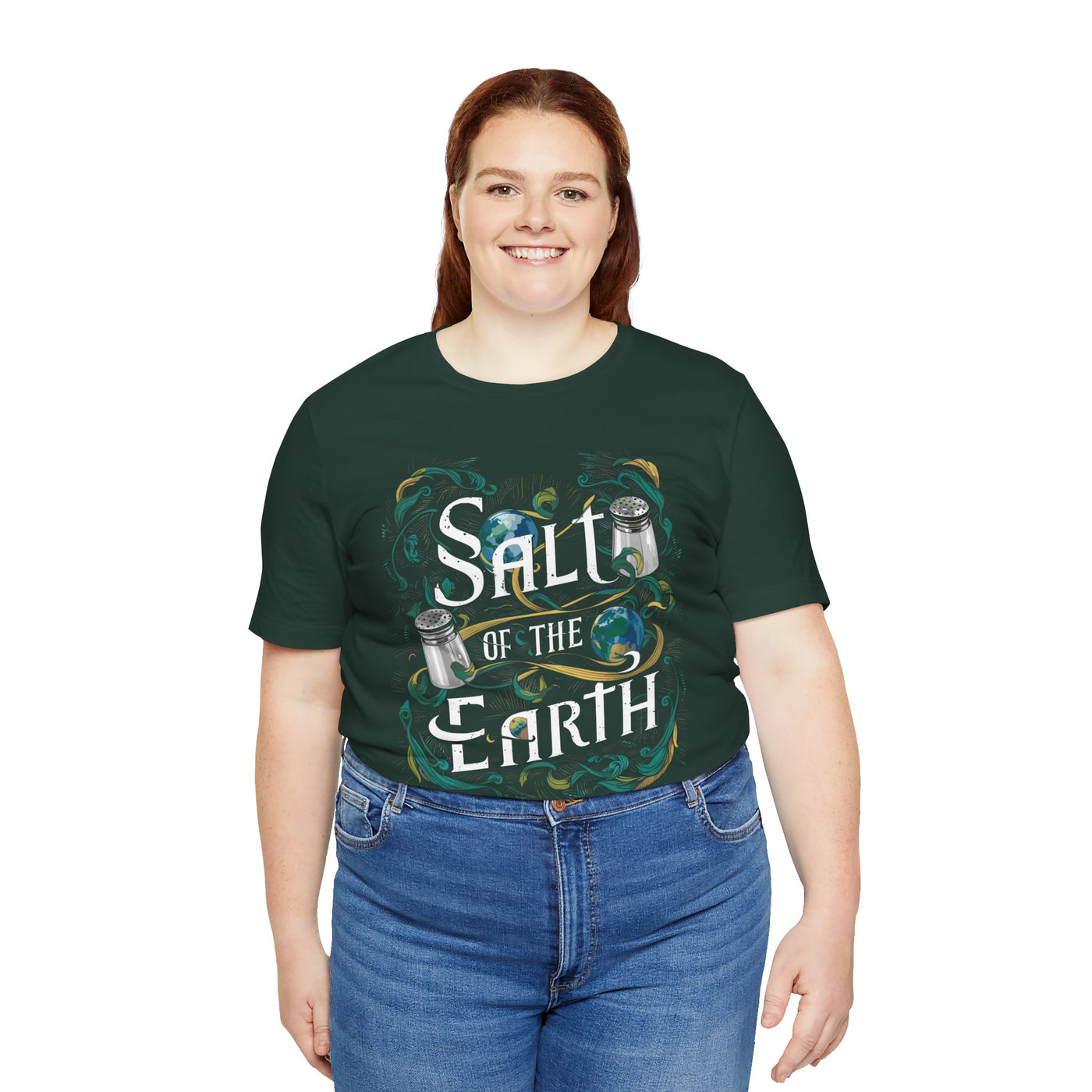 Salt Of The Earth Matthew 5:13 Unisex Jersey Short Sleeve Tee, Abstract Design