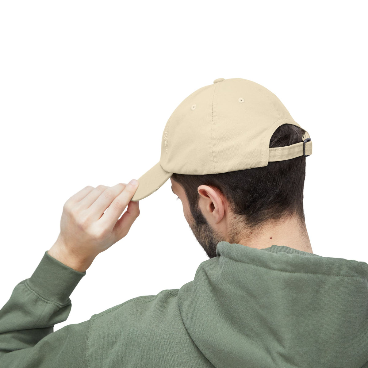 The Five Alive Process Text Based Unisex Distressed Cap
