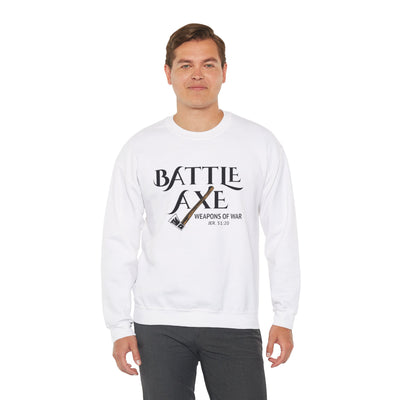 Battle Axe Jeremiah 51:20 Unisex Heavy Blend™ Crewneck Sweatshirt