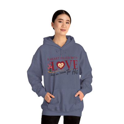 A Heart Filled With Love Unisex Heavy Blend™ Hooded Sweatshirt
