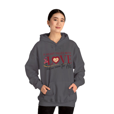 A Heart Filled With Love Unisex Heavy Blend™ Hooded Sweatshirt