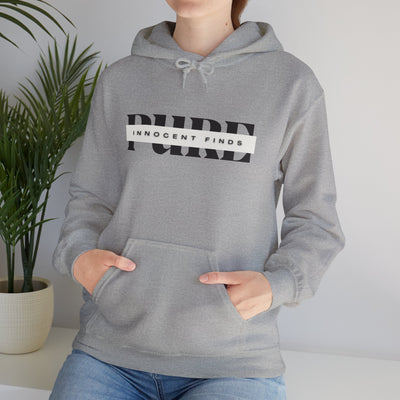 Pure Innocent Finds Unisex Heavy Blend™ Hooded Sweatshirt, Black Design