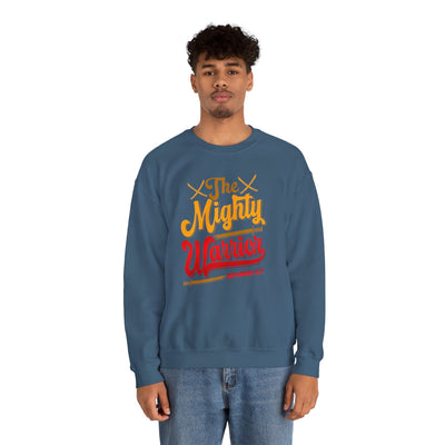 The Mighty Warrior Zephaniah 3:17 Unisex Heavy Blend™ Crewneck Sweatshirt