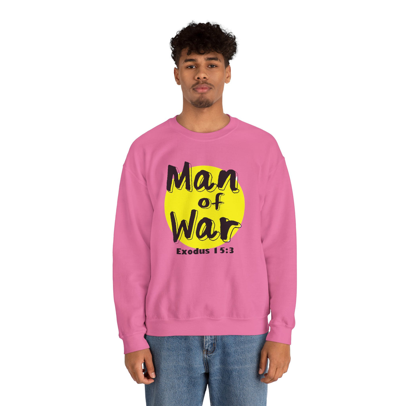 Man Of War Unisex Heavy Blend™ Crewneck Sweatshirt, Graphic Wears