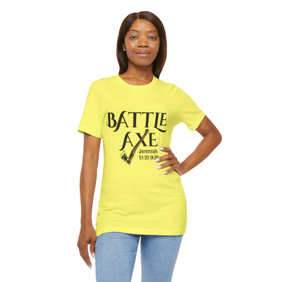 Battle Axe Jeremiah 51:20 Unisex Jersey Short Sleeve Tee