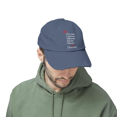 Be Determined Unisex Distressed Cap