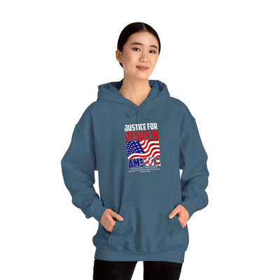 Justice For Jesus In America Unisex Heavy Blend™ Hooded Sweatshirt, Winter Wear