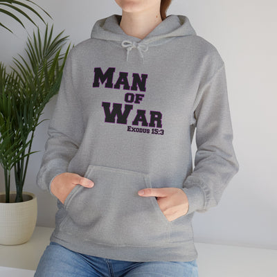 Man Of War Exodus 15:3 Unisex Heavy Blend™ Hooded Sweatshirt