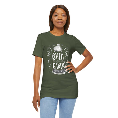 Salt Of The Earth Matthew 5:13 Unisex Jersey Short Sleeve Tee