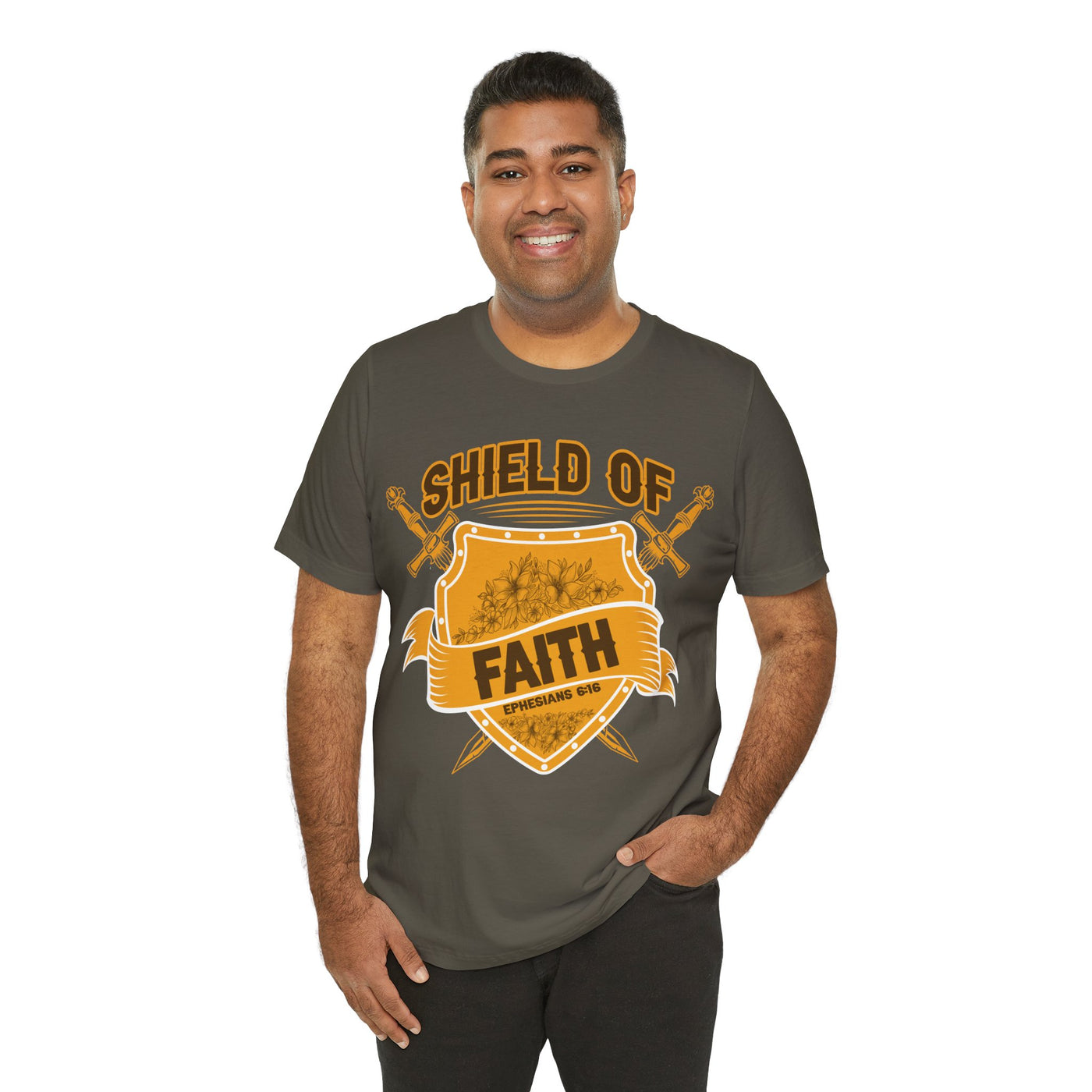 Shield Of Faith Unisex Jersey Short Sleeve Tee