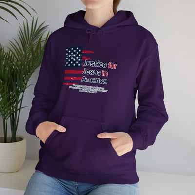 Justice For Jesus In America Unisex Heavy Blend™ Hooded Sweatshirt
