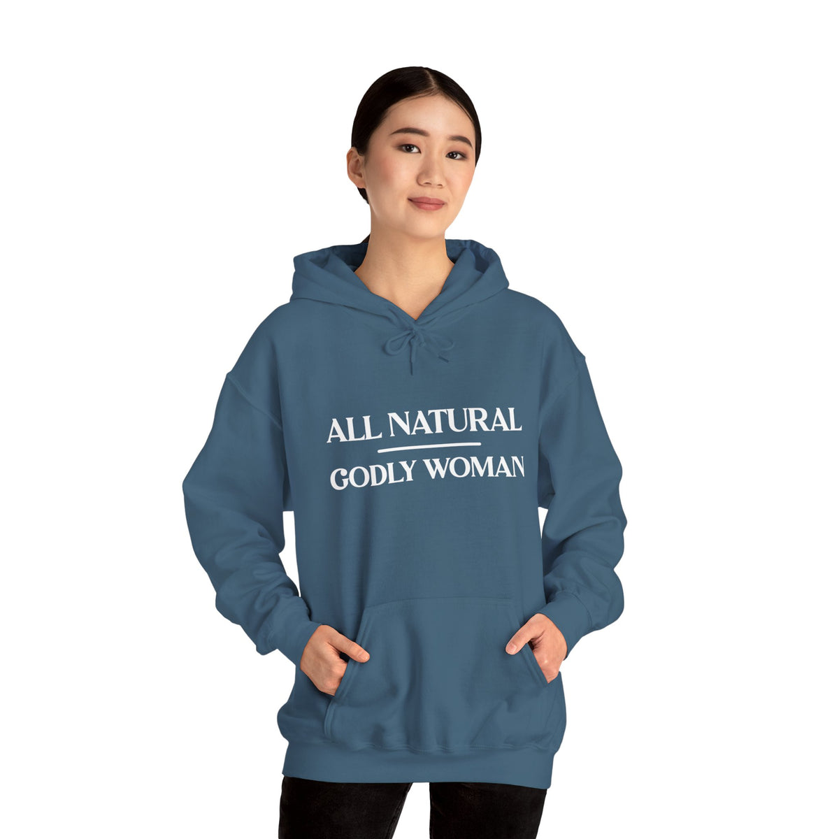 All Natural Godly Woman Heavy Blend™ Hooded Sweatshirt