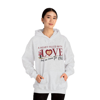 A Heart Filled With Love Unisex Heavy Blend™ Hooded Sweatshirt