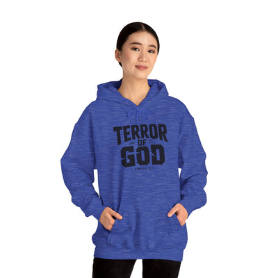 Terror Of God Genesis 33:5 Unisex Heavy Blend™ Hooded Sweatshirt, Black Design