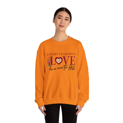 A Heart Filled With Love Unisex Heavy Blend™ Crewneck Sweatshirt