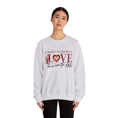 A Heart Filled With Love Unisex Heavy Blend™ Crewneck Sweatshirt