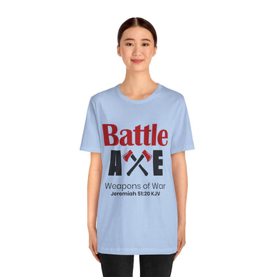 Battle Axe Weapons Of War Unisex Jersey Short Sleeve Tee