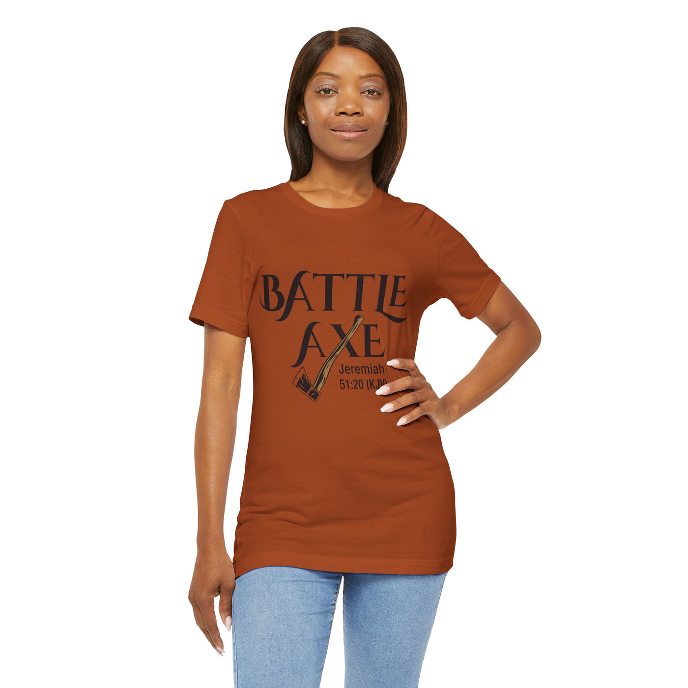 Battle Axe Jeremiah 51:20 Unisex Jersey Short Sleeve Tee