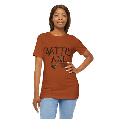 Battle Axe Jeremiah 51:20 Unisex Jersey Short Sleeve Tee
