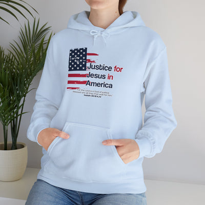 Justice For Jesus In America Unisex Heavy Blend™ Hooded Sweatshirt