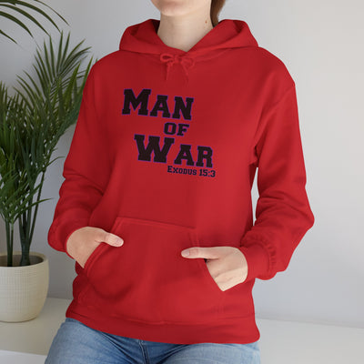 Man Of War Exodus 15:3 Unisex Heavy Blend™ Hooded Sweatshirt