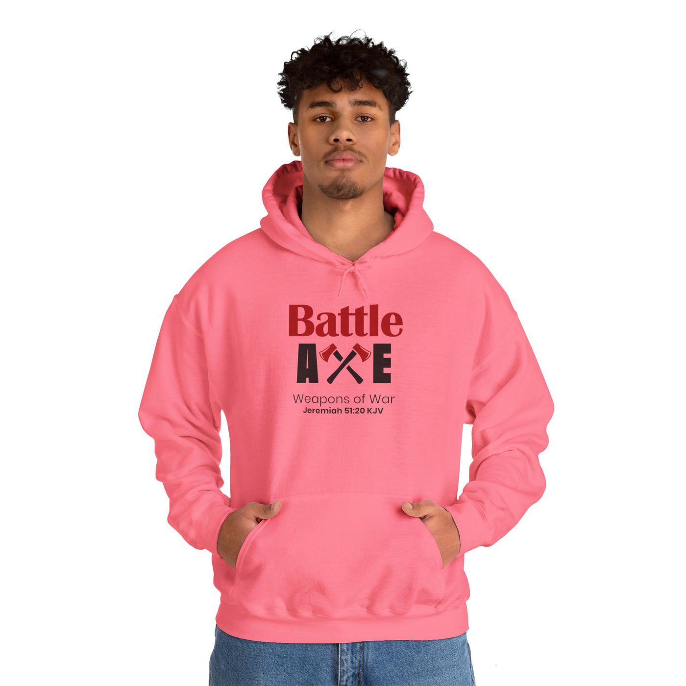 Battle Axe Weapons Of War Unisex Heavy Blend™ Hooded Sweatshirt