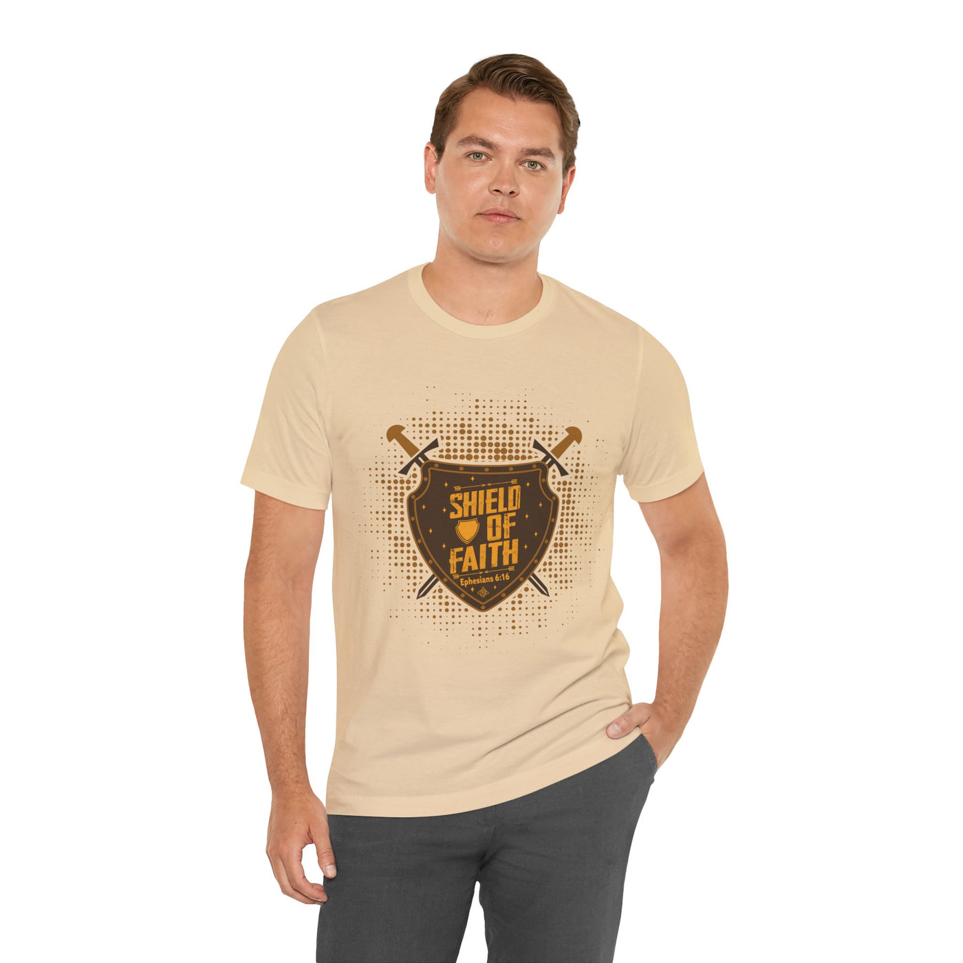 Shield Of Faith Unisex Jersey Short Sleeve Tee, Dot Design