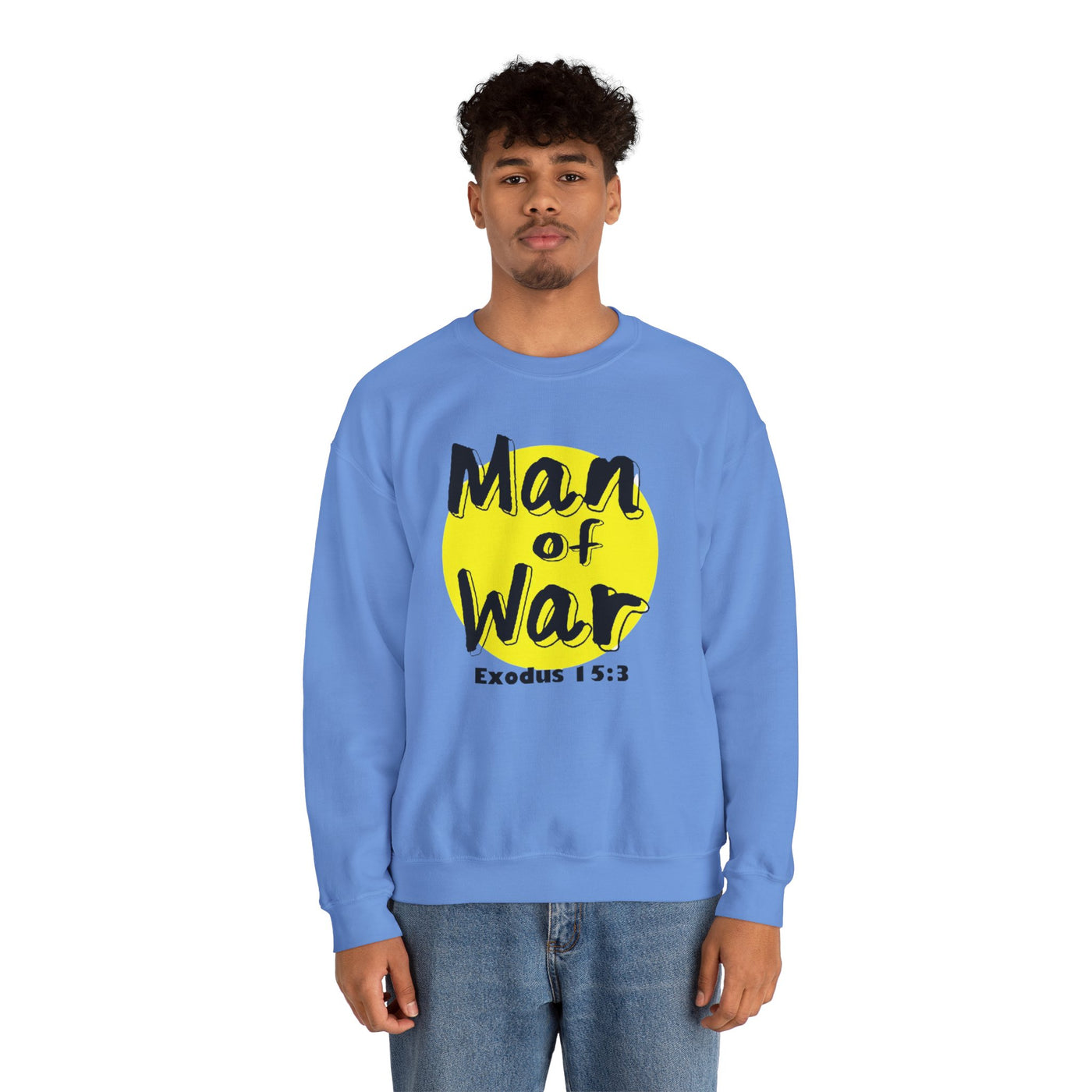 Man Of War Unisex Heavy Blend™ Crewneck Sweatshirt, Graphic Wears